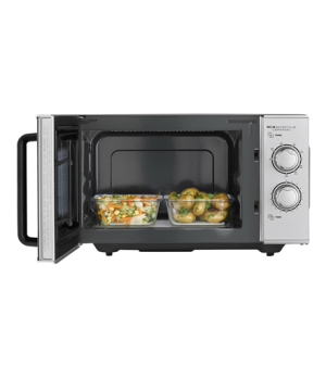 Caso | Ceramic Microwave Oven with Grill | MG 25 Ecostyle | Free standing | 25 L | 900 W | Grill | Silver