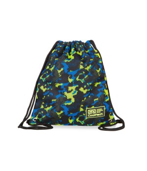 Batų maišelis CoolPack Camo  Mesh Yellow