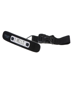 Adler | Travel Luggage Scale | AD 8190 | Maximum weight (capacity) 50 kg | Accuracy 10 g | Black