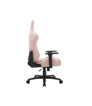 Onex Short Pile Linen Metal Nylon base | Gaming Chairs | STC Snug L Series | Pink