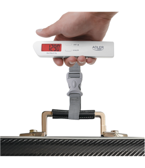 Adler | Travel Luggage Scale | AD 8191 | Maximum weight (capacity) 50 kg | Accuracy 10 g | Grey