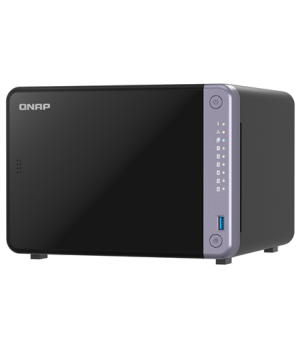 QNAP Cost-effective 6-bay 10GbE NAS | TS-632X-4G | Alpine | AL524 | Processor frequency 2 GHz | 4 GB | DDR4 SODIMM | 120W adapte