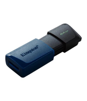 Kingston | USB 3.2 Flash Drive | DataTraveler Exodia M | 64 GB | USB 3.2 | Black/Blue