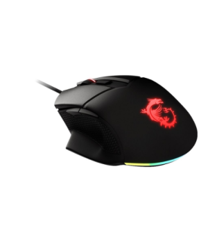 MSI CLUTCHGM20 ELITE Gaming USB RGB Adjustable up to 6400 DPI Desktop Laptop Gaming Grade Optical Mouse (Clutch GM20 ELITE) | MS