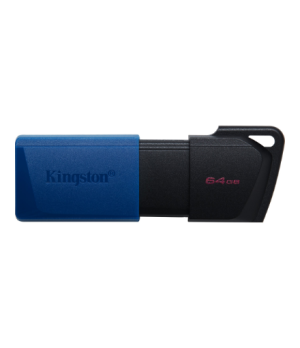 Kingston | USB 3.2 Flash Drive | DataTraveler Exodia M | 64 GB | USB 3.2 | Black/Blue