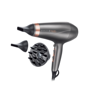 Remington | Hair Dryer | AC8820 | 2200 W | Number of temperature settings 3 | Ionic function | Diffuser nozzle | Silver