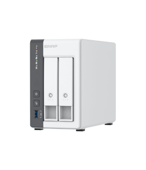 QNAP 2-bay 2.5 GbE NAS with Integrated NPU | TS-216G | ARM 4-core | Cortex-A55 | Processor frequency 2.0 GHz | 4 GB