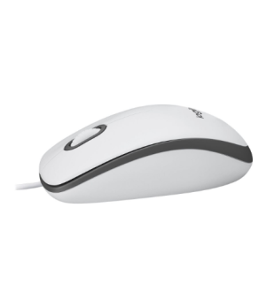 Logitech | Mouse | M100 | Wired | USB-A | White