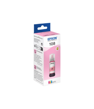 Epson 108 EcoTank | Ink Bottle | Light Magenta