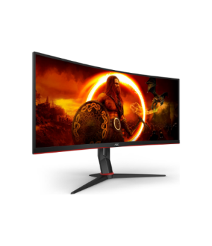 AOC | Gaming Monitor | CU34G2XP/BK | 34 " | VA | 21:9 | 180 Hz | 1 ms | 3440 x 1440 pixels | HDMI ports quantity 2 | Black