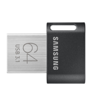 Samsung | FIT Plus | MUF-64AB/APC | 64 GB | USB 3.1 | Black/Silver