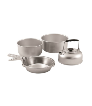 Easy Camp Adventure Cook Set M Silver Aluminium