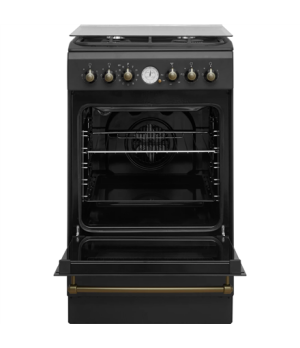 INDESIT Cooker | IS5G8MHA/E/1 | Hob type Gas | Oven type  Electric | Anthracite | Width 50 cm | Grilling | Depth 60 cm | 60 L