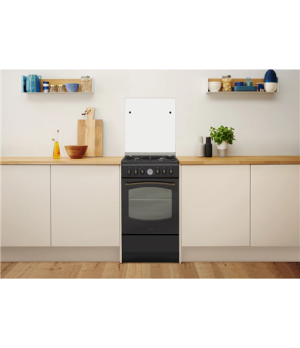 INDESIT Cooker | IS5G8MHA/E/1 | Hob type Gas | Oven type  Electric | Anthracite | Width 50 cm | Grilling | Depth 60 cm | 60 L