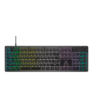 Corsair K55 CORE RGB | Gaming keyboard | Wired | NA | Black | USB 2.0 Type-A