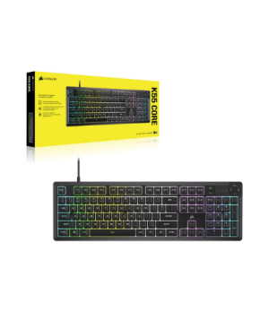 Corsair K55 CORE RGB | Gaming keyboard | Wired | NA | Black | USB 2.0 Type-A