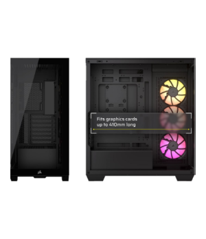 Corsair PC Case | iCUE LINK 3500X RGB | Black | Mid-Tower | Power supply included No | ATX