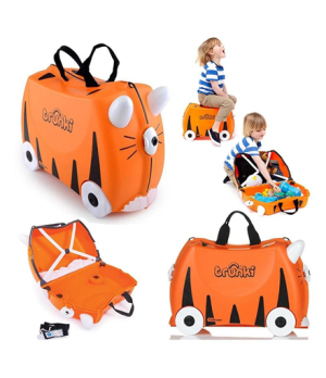 TRU0011 Tigger Tipu Riding Suitcase | Orange