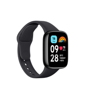 Redmi Watch 3 Active | Smart watch | GPS (satellite) | AMOLED | Waterproof | Black