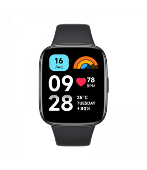 Redmi Watch 3 Active | Smart watch | GPS (satellite) | AMOLED | Waterproof | Black