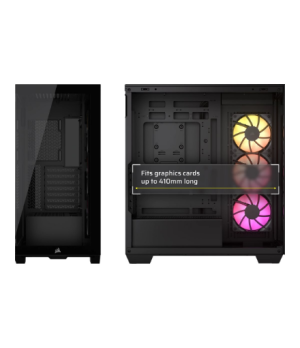 Corsair PC Case | 3500X ARGB | Black | Mid-Tower | Power supply included No | ATX