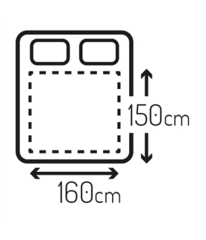 Mesko | Electirc heating under-blanket | MS 7420 | Number of heating levels 4 | Number of persons 2 | Washable | Remote control 