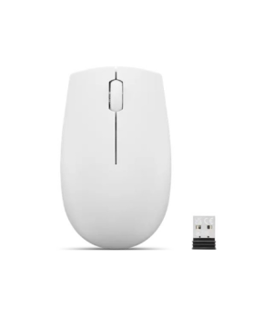 Lenovo | Compact Mouse with battery | 300 | Wireless | Cloud Grey