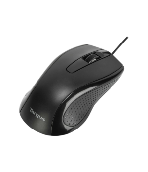 Targus Full-Size Optical Antimicrobial Wired Mouse | Targus Mouse | Full-Size Optical Antimicrobial | Wired | Black