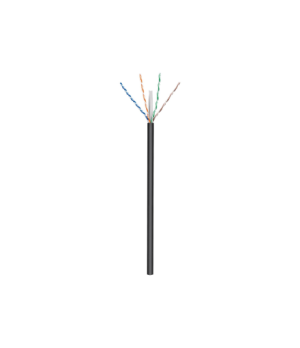 Goobay Outdoor Network Cable | CAT 6 U/UTP | AWG 24/1 | Cable length: 100 m | Black