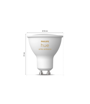 Philips Hue Smart Spotlight, 2 pcs pack | GU10 | 4.2 W | Warm to cool white light