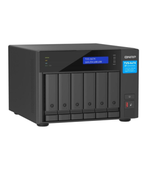 QNAP ZFS-based storage | TVS-h674-i5-32G with PCIe Gen 4 expandability for 10/25GbE connectivity, M.2 NVMe SSD caching and multi