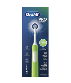 Oral-B Electric Toothbrush | Pro Junior 6+ | Rechargeable | For children | Number of brush heads included 1 | Number of teeth br