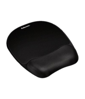 Fellowes | Mouse pad with wrist pillow | 202 x 235 x 25.4 mm | Black