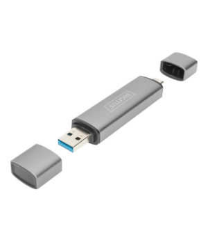 DIGITUS Dual Card Reader Hub USB-C / USB 3.0, OTG | Digitus | Card reader - USB 3.0/USB-C | DA-70886