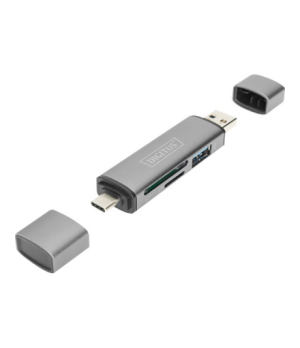 DIGITUS Dual Card Reader Hub USB-C / USB 3.0, OTG | Digitus | Card reader - USB 3.0/USB-C | DA-70886