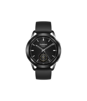 Watch S3 | Smart watch | AMOLED | 1.43” | Waterproof | Black