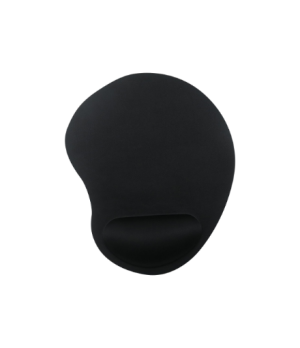 Gembird | Mouse Pad with Soft Wrist Support | MP-ERGO-01 | 240 x 200 x 4 mm | Black