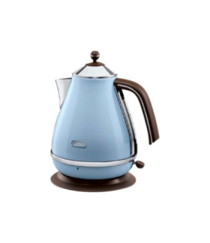 Delonghi | Kettle | KBOV 2001.AZ | Standard | 2000 W | 1.7 L | Stainless steel | 360° rotational base | Azure