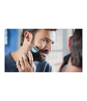 Philips | Beard Trimmer | BT9810/15 | Cordless and corded | Number of length steps 30 | Step precise 0.4 mm | Black/Silver