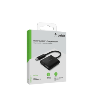 Belkin | USB-C to HDMI + Power Adapter | USB-C to HDMI