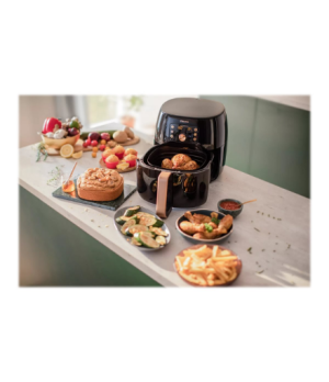 Philips | Premium Airfryer XXL | HD9867/90 | Power 2225 W | Capacity 7.3 L | Smart Sensing Technology | Black