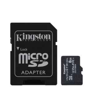 Kingston | UHS-I | 8 GB | microSDHC/SDXC Industrial Card | Flash memory class Class 10, UHS-I, U3, V30, A1 | SD Adapter