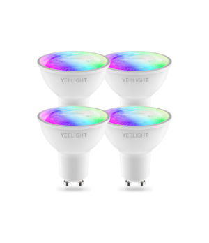 LED Smart Bulb GU10 4.5W 350Lm W1 RGB Multicolor, 4pcs pack | 5 W | WLAN