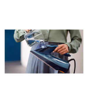 Philips | DST8020/20 Azur 8000 Series | Steam Iron | 3000 W | Water tank capacity 300 ml | Continuous steam 55 g/min | Light blu