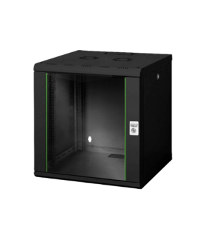 Digitus | Wall Mounting Cabinet Unique Series | DN-19 12U-6/6-SW | Black | 60 x 60 cm