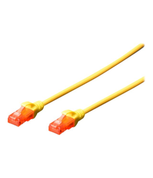 Digitus Patch cord | CAT 6 U-UTP | AWG 26/7 | Cable length: 2 m | Yellow