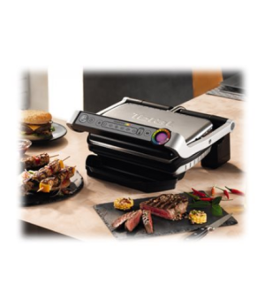 TEFAL | OptiGrill+ | GC712834 | Contact grill | 2000 W | Black