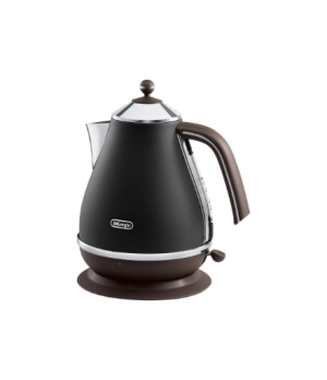 Delonghi | Icona Vintage | KBOV2001BK | Standard kettle | 2000 W | 1.7 L | Stainless steel | 360° rotational base | Black