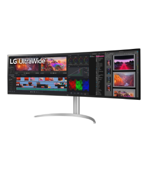 LG 49WQ95C-W 49“ UltraWide Curved LED Monitor 5120x1440/400cd/m2/5ms/ HDMI USB Type C Display Port | LG | Monitor | 49WQ95C-W | 