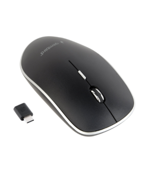 Gembird | Silent Optical Mouse | MUSW-4BSC-01 | Wireless | USB-C | Black